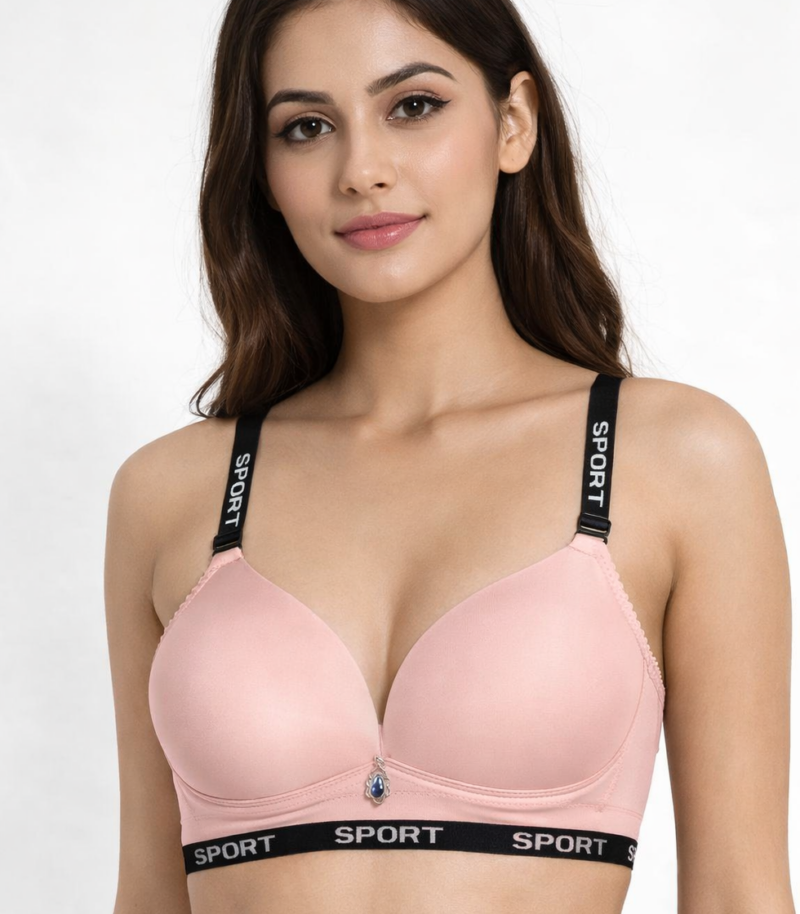 Sports  Padded Baby Pink